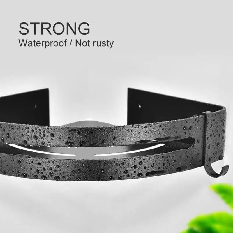Black Metal Corner Bathroom Shelf Organizer, Shower Storage Rack, Wall Mounted Toilet Shampoo Holder, Wall Mounted Shower Organizer Black Metal Corner Bathroom Shelf Organizer, Shower Storage Rack, Wall Mounted Toilet Shampoo Holder, Wall Mounted Shower Organizer